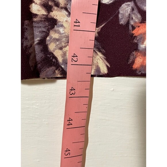 Land's End Red Floral Sheath Dress with Pockets Short Sleeve Women's 18W - Picture 11 of 14